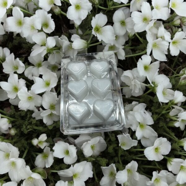 Heart Shaped Wax Melts-Fresh Linen Scent - Image 2