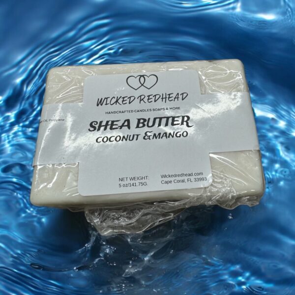 Wicked Shea Butter Soap 5oz Coconut-Mango Scent