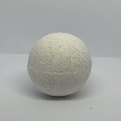 Wicked Redhead handcrafted bath bomb white round