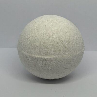 Wicked Redhead handcrafted bath bomb white round