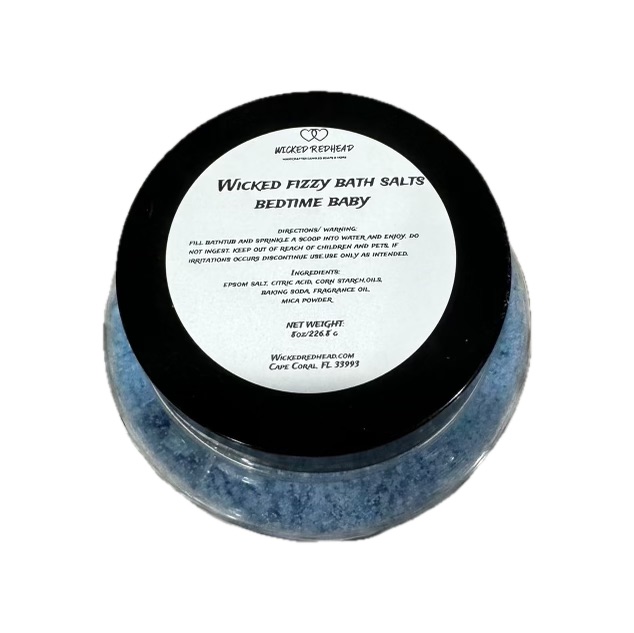 💤 Lullaby Spell – Wicked Fizzy Bath Salts (8oz / 226.8g)