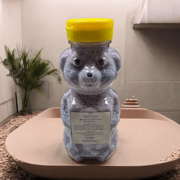 Wicked Fizzy Bath Salts-Bear Bottle -Bedtime Baby-8oz/226.8g