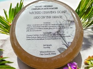 Wicked Shaving Soap – Sex on the Beach (type) (3 oz / 85 g)