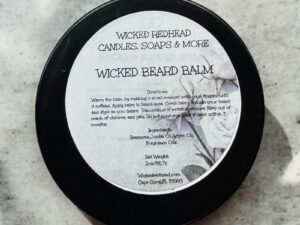 Wicked Beard Balm-2oz/56.7g-Vanilla Bean