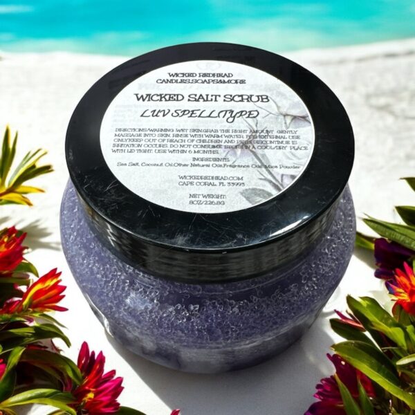 Wicked Salt Scrub -Luv Spell-8oz/226.8g