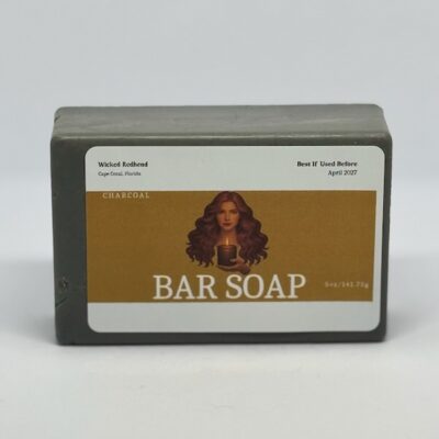 Wicked Redhead luxury bar soap with branded label