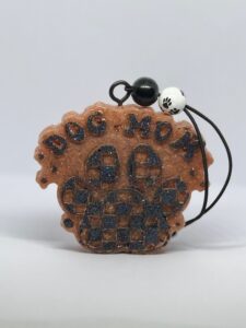 Wicked Redhead Dog Mom freshie car air freshener paw print