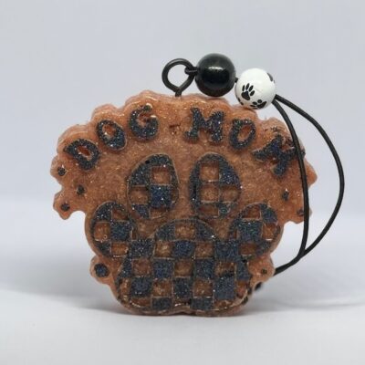 Wicked Redhead Dog Mom freshie car air freshener paw print