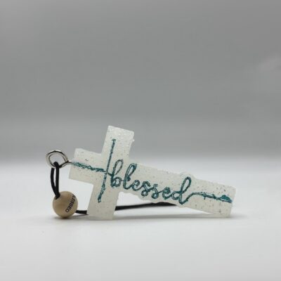 Wicked Redhead Faith freshie car air freshener cross design