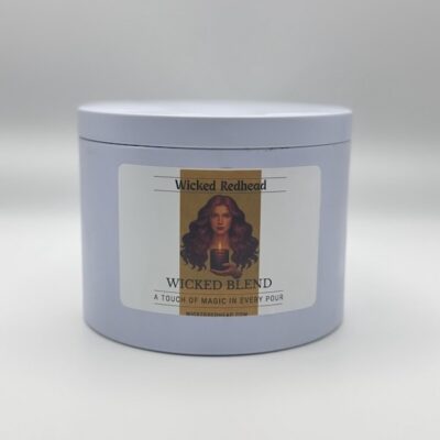 Sinister Collection – Wicked Blend Candle –12oz / 340g White  tin