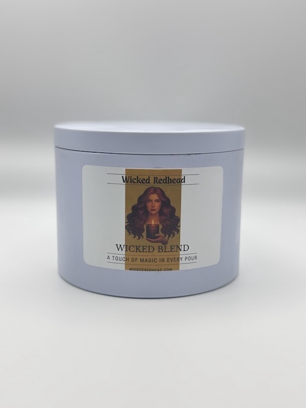 Sinister Collection – Wicked Blend Candle –12oz / 340g White  tin