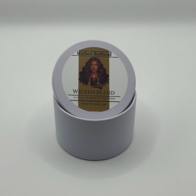 Sinister Collection – Wicked Blend Candle –3oz/85.045g-White tin