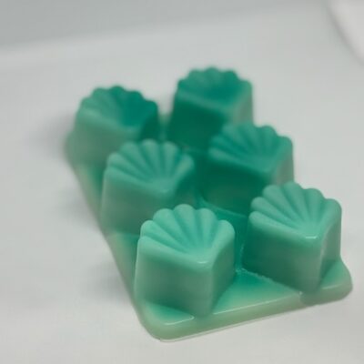 Wicked Redhead green wax melts in decorative shape