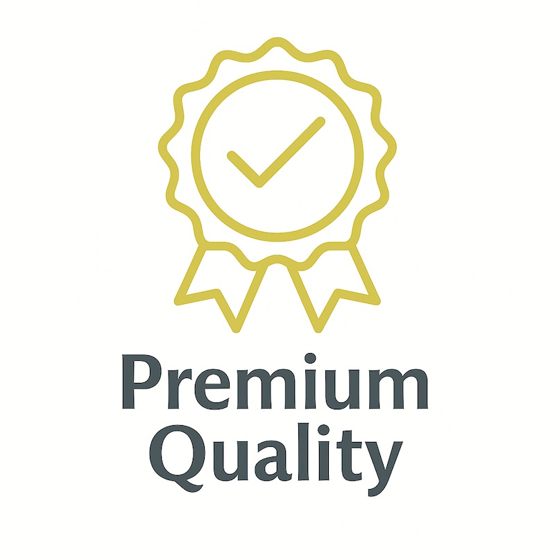 Wicked Redhead — Luxury Handcrafted Candles, Soaps & More — Wicked Redhead Handcrafted Candle & Bath Collection "Gold line art badge icon representing premium handcrafted quality"